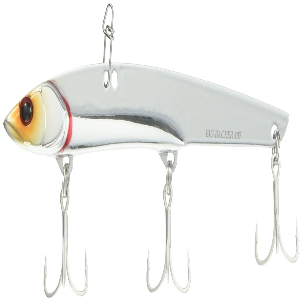 JACKALL Metal Vibe Big Backer, 4.2 inches (107 mm), 1.0 oz (27 g), Super Sagoshi Silver