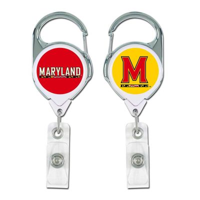 Maryland Terrapins Premium Badge Reel, 2 Sided Graphics