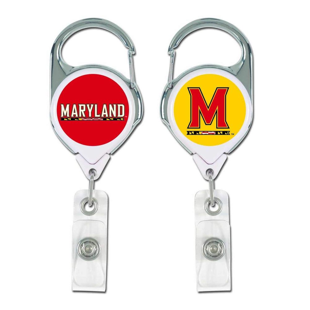 Maryland Terrapins Premium Badge Reel, 2 Sided Graphics