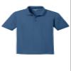 SPORT-TEK Youth PosiCharge RacerMesh Polo Dawn Blue view 1