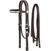 Tough 1 King Series Draft Horse Show Headstall Rein Dk Oil view 1
