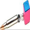Chalk Box Bullet Pool Stick Pocket Chalker (Pink, Bullet Chalker/Scuffer) view 1