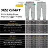 Southpole Big Boys Jogger Fleece Pants in Marled Colors, Marled Grey, X-Large view 2