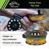Alpine Innovations Stripee ReelBandz 3 Pack - Universal Fit Fly Fishing Reel Cover to Prevent Line Tangles- (Large, Mahi Mahi) view 2