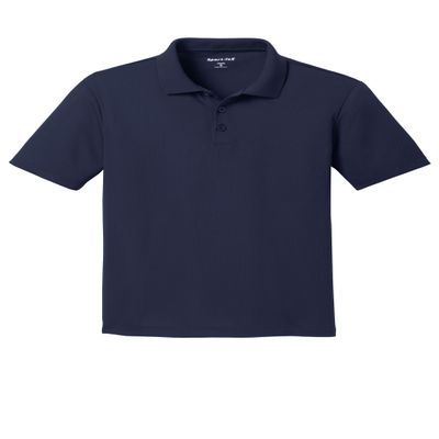 SPORT-TEK Youth PosiCharge RacerMesh Polo True Navy