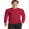 Port & Company Long Sleeve Performance Blend Tee Red 4XL view 1