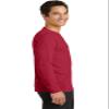 Port & Company Long Sleeve Performance Blend Tee Red 4XL view 3
