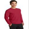 Port & Company Long Sleeve Performance Blend Tee Red 4XL view 4