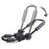Auto Dynasty Adjustable Cross Bar Roof Rail Fold-Up J-Bar Kayak Canoe Carrier (Powdered Coated Black) view 2