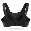 Wingslove Women's Full Coverage High Impact Wirefree Workout Non Padded Sports Bra Bounce Control (Black,40DD) view 3