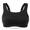 Wingslove Women's Full Coverage High Impact Wirefree Workout Non Padded Sports Bra Bounce Control (Black,40DD) view 4