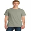 Port & Company Essential Pigment-Dyed Pocket Tee PC099P Walnut Medium view 1
