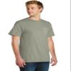 Port & Company Essential Pigment-Dyed Pocket Tee PC099P Walnut Medium view 4