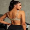Wingslove Women's Full Coverage High Impact Wirefree Workout Non Padded Sports Bra Bounce Control (Nude,44B) view 2