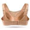Wingslove Women's Full Coverage High Impact Wirefree Workout Non Padded Sports Bra Bounce Control (Nude,44B) view 3