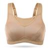 Wingslove Women's Full Coverage High Impact Wirefree Workout Non Padded Sports Bra Bounce Control (Nude,44B) view 4