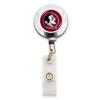 FTH Badge Reel with Alligator Clip (Florida State Seminoles) view 1