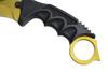 Innoverse Doppler Karambit Hawkbill Full Tang Neck Knife w/ABS Sheath (Limited Edition) (Gold) view 3