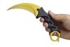 Innoverse Doppler Karambit Hawkbill Full Tang Neck Knife w/ABS Sheath (Limited Edition) (Gold) view 4