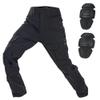H World Shopping Military Army Tactical Airsoft Paintball Shooting Pants Combat Men Pants with Knee Pads (Black, XXL) view 1