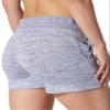 90 Degree By Reflex Womens Soft Sweat Shorts High Waisted Drawstring Lounge Shorts with Pockets - Heather Grey - 1X view 4