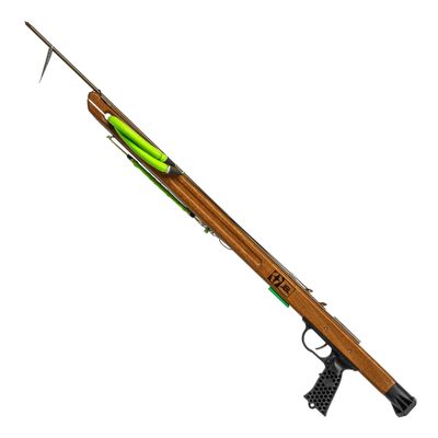 JBL Spearguns Woody Elite 38 Special Performance Speargun for Spearfishing, Freediving, Scuba Diving, Fishing, Diving, Mahogany Barrel, Stainless Steel Shaft, Open Muzzle, Easy Stretch Kevlar Bands