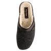 Fischer Men's Andy Open Back Slippers, Black Anthracite 205, 9 UK view 3