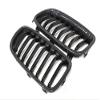Eppar New Carbon Fiber Front Grille One Set for BMW 1 Series E82 E87 E88 2008-2011 116i 118i 120i 130i (Black) view 1