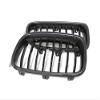 Eppar New Carbon Fiber Front Grille One Set for BMW 1 Series E82 E87 E88 2008-2011 116i 118i 120i 130i (Black) view 2