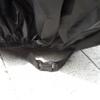 ATCG Bike Cover 190T Nylon Waterproof Bicycle Cover for 20" Bike, Kid's Bike Outdoor Storage with a Bag, S (Black) view 4