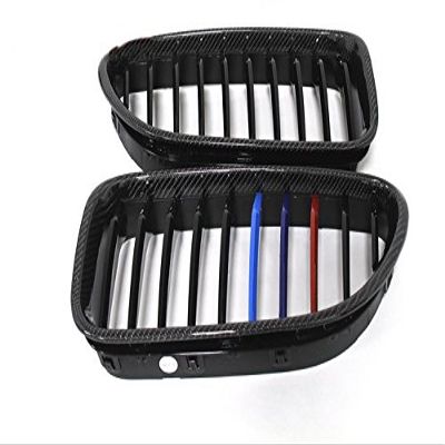 Eppar New Carbon Fiber Front Grille One Set for BMW 1 Series E82 E87 E88 2008-2011 116i 118i 120i 130i (3Color)