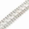 Avalaya Bridal/Wedding/Prom/Party Austrian Crystal, White Glass Pearl Bracelet In Rhodium Plating - 18cm L/ 5cm Ext view 4