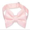 Vesuvio Napoli Men's Dress Vest & BowTie Solid PINK Color Bow Tie Set for Suit or Tuxedo 5XL view 3