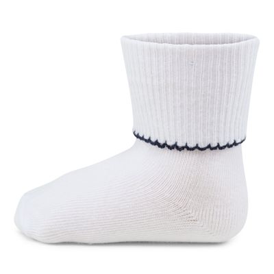Two Feet Ahead Girl's Picot Trim Anklet