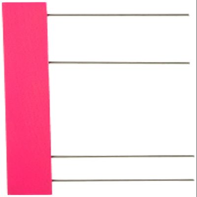 Shimoda Fishing Gear Color Tackle Roll 15.7 inches (40 cm), 4 Pieces, Fluorescent Pink