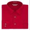 Van Heusen Men's Dress Shirt Fitted Poplin Solid, Flame, 15" Neck 32"-33" Sleeve view 3