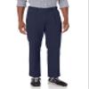 Amazon Essentials Men's Classic-Fit Wrinkle-Resistant Pleated Chino Pant (Available in Big & Tall), Navy, 35W x 32L view 1