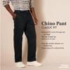 Amazon Essentials Men's Classic-Fit Wrinkle-Resistant Flat-Front Chino Pant (Available in Big & Tall), Black, 29W x 29L view 2