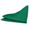 ciciTree 12x12 Men's Polka Dot Dark Green Pocket Square Jacquard Woven Handkerchief Gift view 3