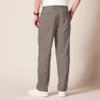 Amazon Essentials Men's Classic-Fit Wrinkle-Resistant Pleated Chino Pant (Available in Big & Tall), Dark Brown, 29W x 28L view 2