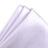 ciciTree 12x12 Men's Polka Dot White Pocket Square Jacquard Woven Handkerchief Gift view 2