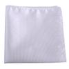 ciciTree 12x12 Men's Polka Dot White Pocket Square Jacquard Woven Handkerchief Gift view 4