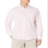 Amazon Essentials Men's Regular-Fit Long-Sleeve Casual Poplin Shirt, Pink, Small view 1