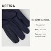 Hestra Touch Point Dry Wool Liner - Machine Washable, Touch Screen Compatible Liner for Additional Layering Or As A Thin Glove - Navy - 10 view 3