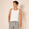 Amazon Essentials Men's Slim Fit Breathable Cotton Tank Undershirts, Pack of 6, White, X-Large view 3