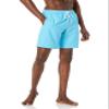 Amazon Essentials Men's 9" Swim Trunks with Mesh Lining, Pockets, Drawstring Closure, Aqua Blue, Medium view 1