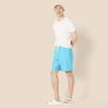 Amazon Essentials Men's 9" Swim Trunks with Mesh Lining, Pockets, Drawstring Closure, Aqua Blue, Medium view 4