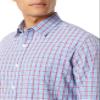Amazon Essentials Men's Regular-Fit Long-Sleeve Casual Poplin Shirt, Light Blue Red Plaid, Large view 4