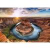 wall26 - Sunset Moment at Horseshoe Bend, Colorado River, Grand Canyon National Park, Arizona USA - Removable Wall Mural | Self-Adhesive Large Wallpaper - 66x96 inches view 2