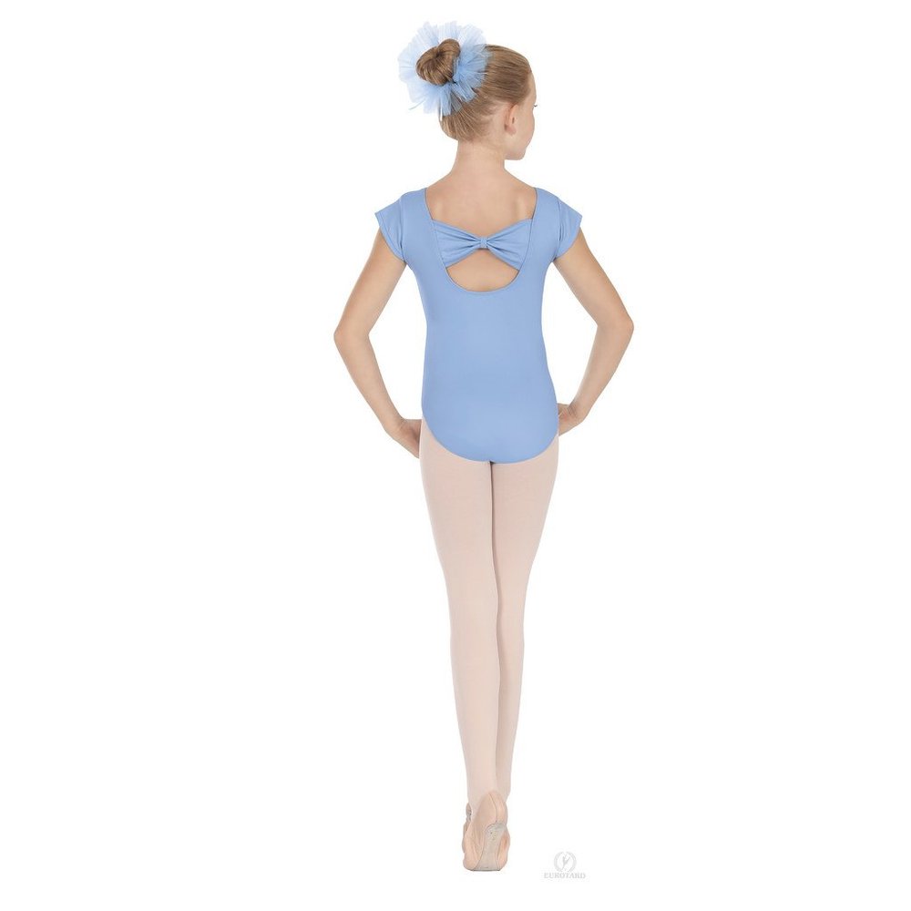 EUROTARD 44286 Bow Back Leotard (Light Blue, Small)